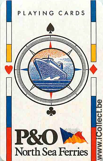 Single Playing Cards Marine P&O Ferries (PS02-47D) - Click Image to Close