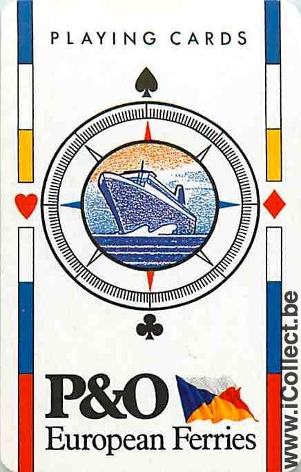 Single Swap Playing Cards Marine P&O European Ferries (PS09-37D)