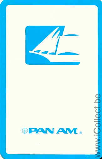 Single Swap Playing Cards Marine Pan Am (PS05-13F)