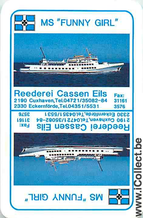 Single Playing Cards Marine Reederei Cassen Eils (PS01-32A)