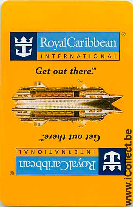 Single Playing Cards Marine Royal Caribbean (PS10-17B) - Click Image to Close