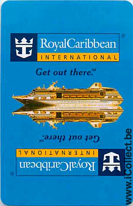 Single Playing Cards Marine Royal Caribbean (PS10-26D) - Click Image to Close