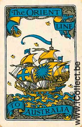 Single Swap Playing Cards Marine Orient Line **Mini** (PS02-13B)