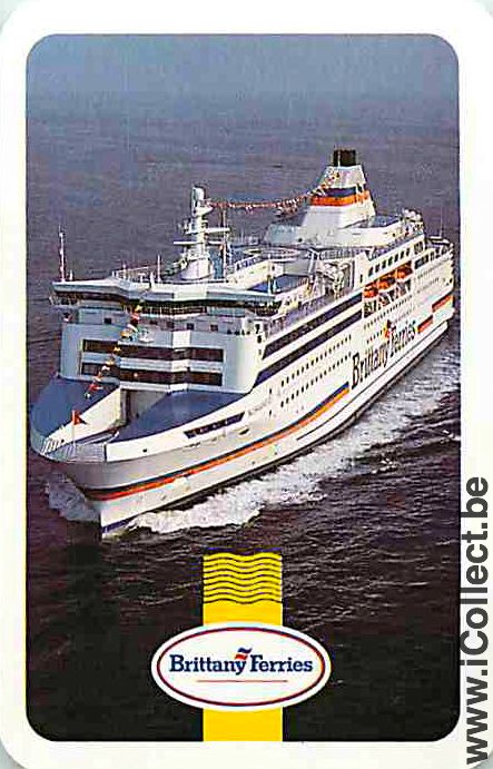 Single Swap Playing Cards Marine Brittany Ferries (PS02-48A)