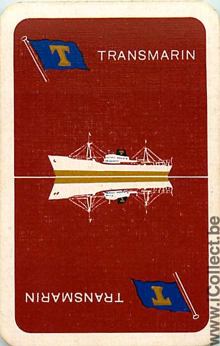 Single Playing Cards Marine Transmarin (PS07-10A)
