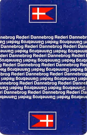 Single Swap Playing Cards Dannebrog Rederi Lines (PS04-06D)