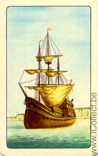 Single Swap Playing Cards Sailing Ship (PS05-01F)