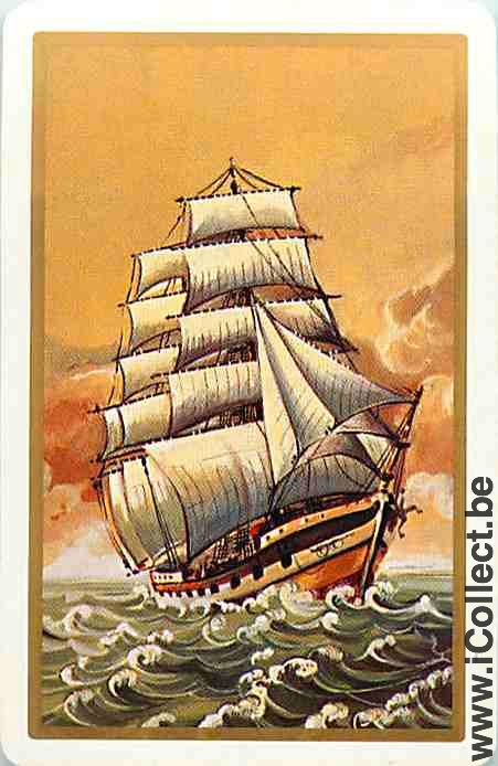 Single Swap Playing Cards Marine Sailing Ship (PS14-23C)