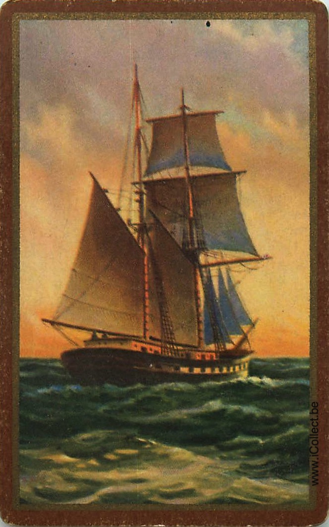 Single Swap Playing Cards Marine Sailing Ship (PS20-13C)