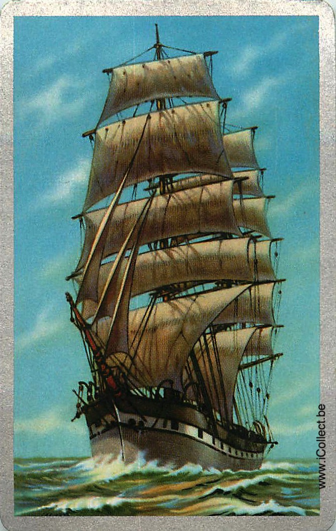 Single Swap Playing Cards Marine Sailing Ship (PS20-18E) - Click Image to Close