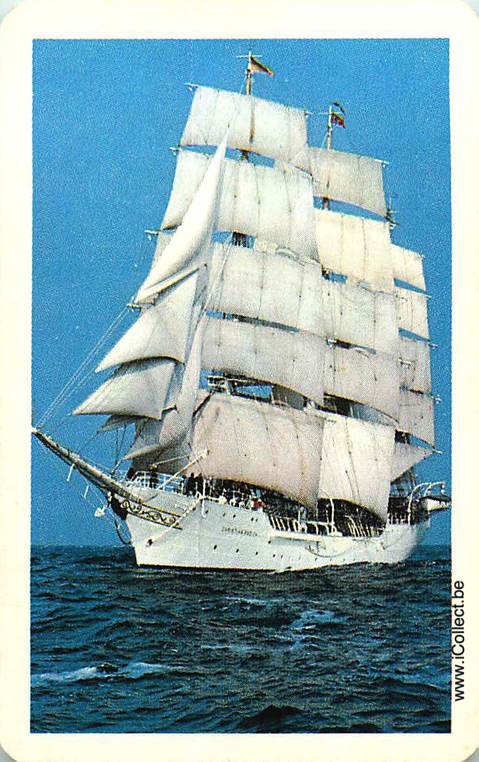 Single Swap Playing Cards Marine Sailing Ship (PS20-22B)