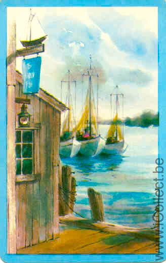 Single Swap Playing Cards Sailing Boat (PS05-05A)