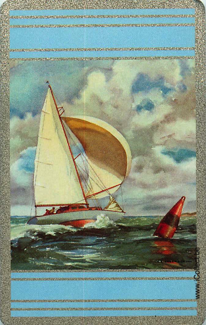 Single Swap Playing Cards Marine Sailing Boat (PS20-02B)