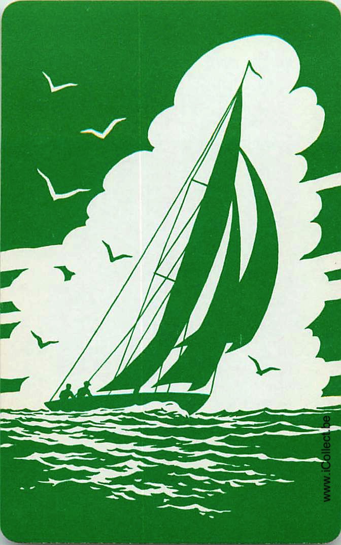 Single Swap Playing Cards Marine Sailing Boat (PS20-02E)