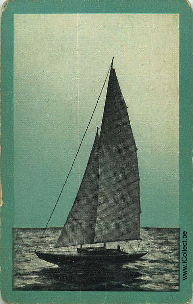 Single Swap Playing Cards Marine Sailing Boat (PS20-08F)