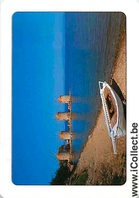 Single Playing Cards Marine Small Boat (PS14-22F) - Click Image to Close