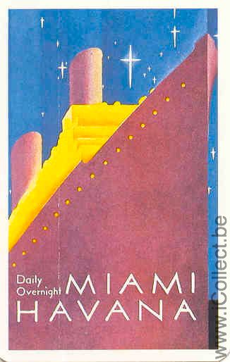 Single Swap Playing Cards Marine Miami Havana (PS05-14I)