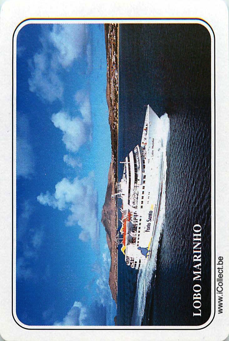 Single Swap Playing Cards Marine Ship Lobo Marinho (PS02-15F) - Click Image to Close