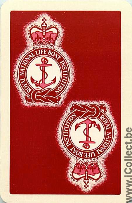 Single Playing Cards Marine Royal National Lifeboat (PS06-56A)