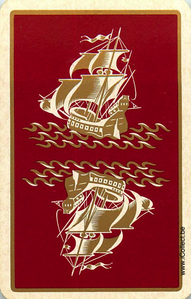 Single Swap Playing Cards Marine Sailing Ship (PS20-22G)