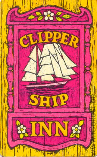 Single Swap Playing Cards Marine Clipper Ship Inn (PS05-02E) - Click Image to Close