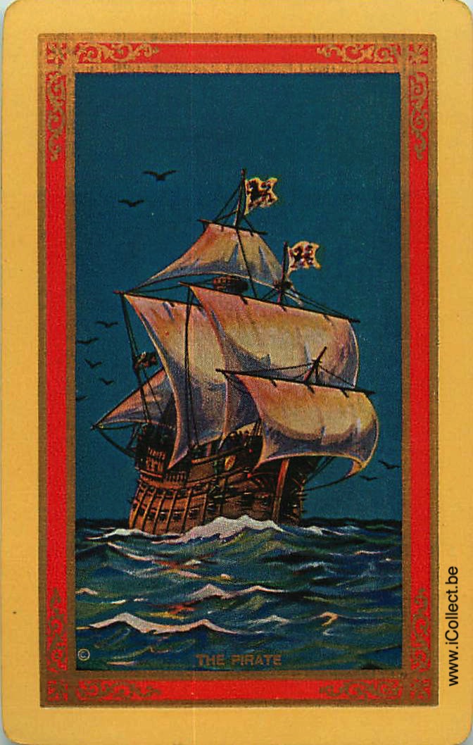 Single Swap Playing Cards Marine Sailing Ship (PS20-21D)