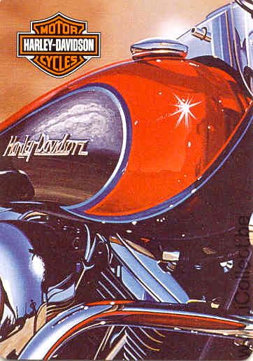 Single Playing Cards Motorcycle Harley-Davidson (PS01-49C)