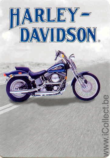 Single Swap Playing Cards Motorcycle Harley-Davidson (PS03-18G)