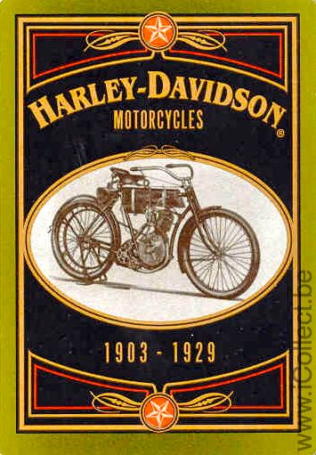Single Playing Cards Motorcycle Harley-Davidson (PS03-19C)