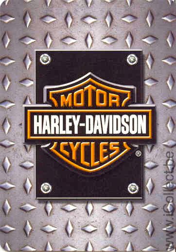 Single Playing Cards Motorcycle Harley-Davidson (PS03-20G) - Click Image to Close