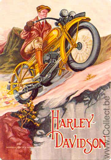 Single Playing Cards Motorcycle Harley-Davidson (PS03-20H)