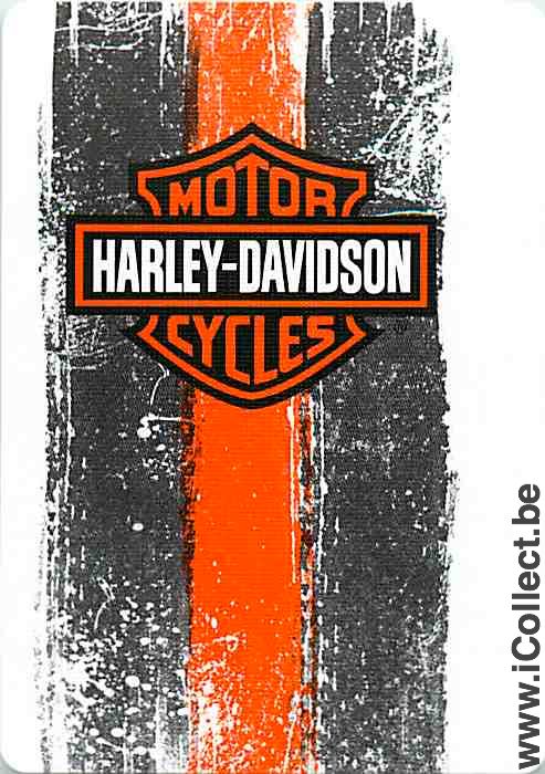 Single Playing Cards Motorcycle Harley Davidson (PS10-45E) - Click Image to Close