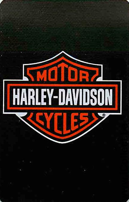 Single Playing Cards Motorcycle Harley Davidson (PS12-20H) - Click Image to Close