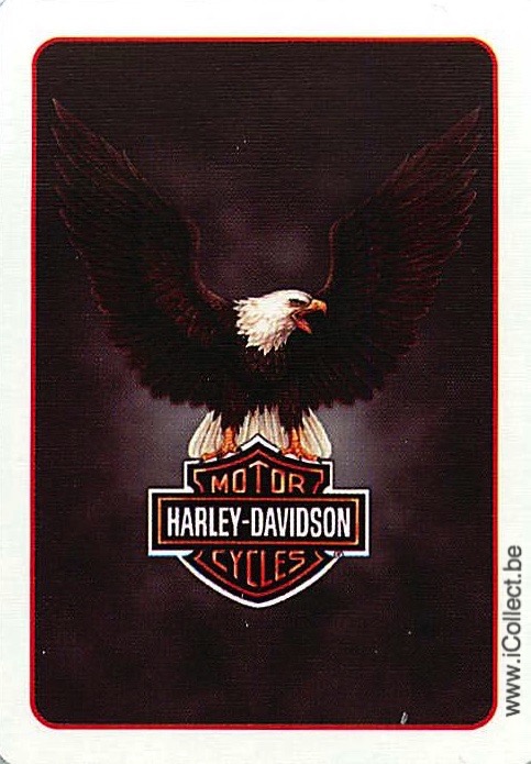 Single Swap Playing Cards Motorcycle Harley Davidson (PS07-23H)