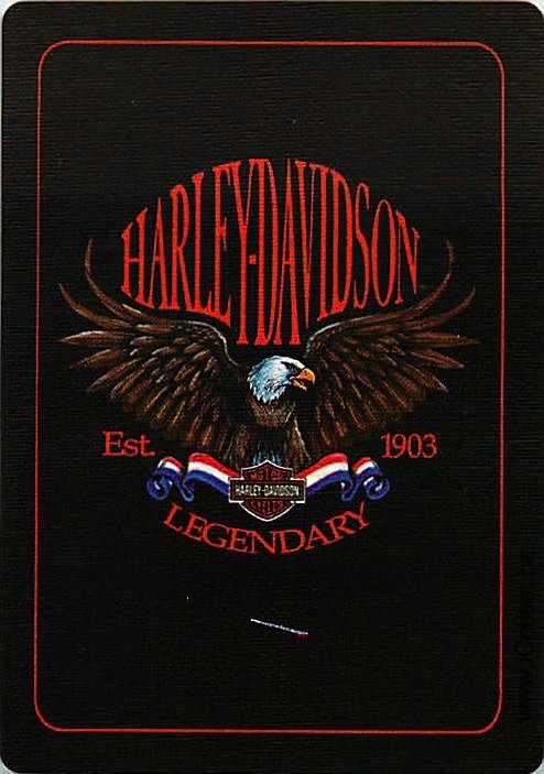 Single Swap Playing Cards Motorcycle Harley Davidson (PS07-48I) - Click Image to Close