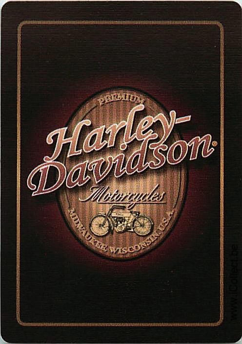 Single Swap Playing Cards Motorcycle Harley Davidson (PS03-22C)