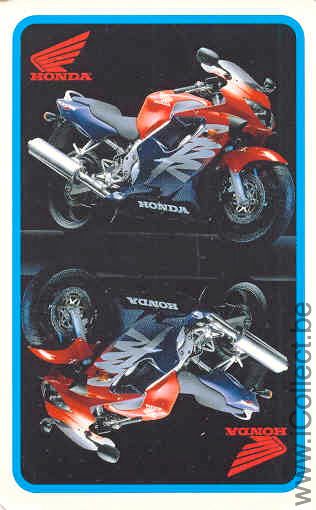 Single Playing Cards Motorcycle Honda (PS04-01A)