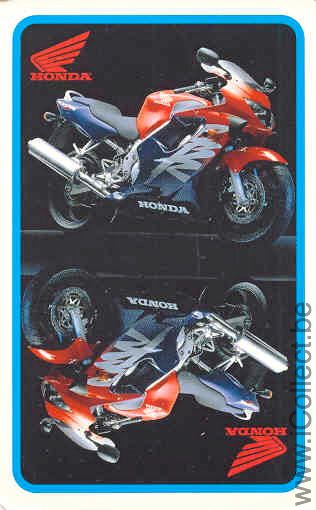 Single Playing Cards Motorcycle Honda (PS04-01A) - Click Image to Close