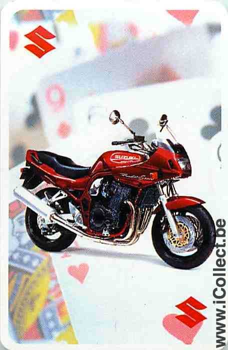 Single Playing Cards Motorcycle Suzuki (PS05-34A)