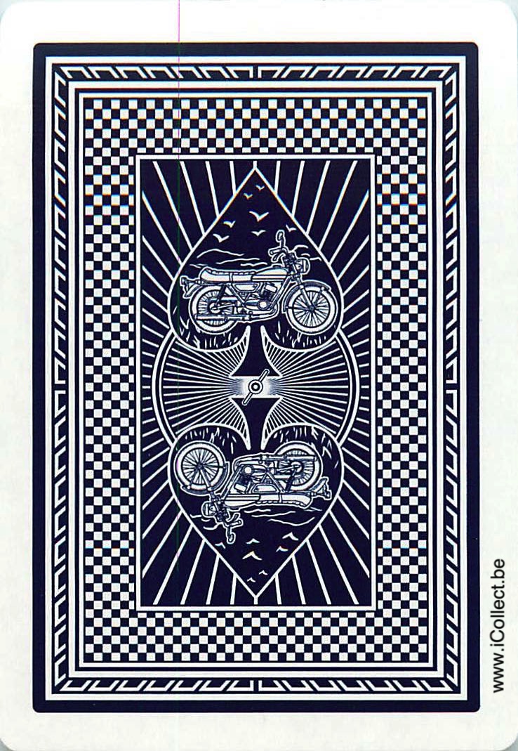 Single Swap Playing Cards Motorcycle Ace of Spade (PS01-23H) - Click Image to Close