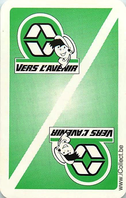 Single Swap Playing Cards Newspaper Vers l'Avenir (PS19-54A)
