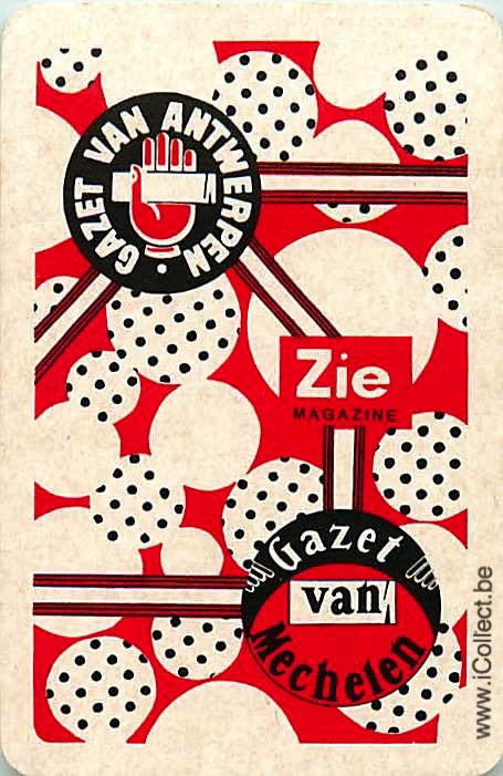 Single Swap Playing Cards News Gazet Van Antwerpen (PS19-56C)