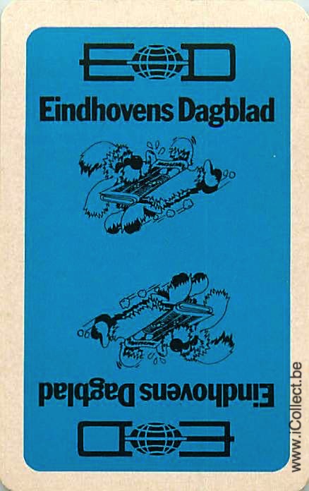 Single Swap Playing Cards Newspaper Eindhovens Dagblad (PS20-15E - Click Image to Close