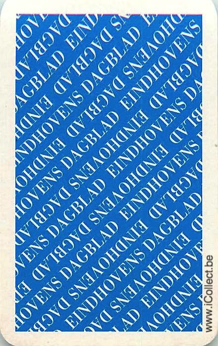 Single Swap Playing Cards Newspaper Eindhovens Dagblad (PS19-39E - Click Image to Close