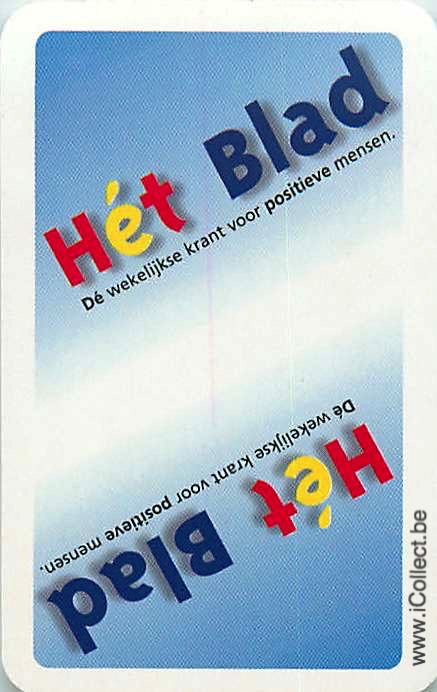 Single Swap Playing Cards Newspaper Het Blad (PS01-48H)