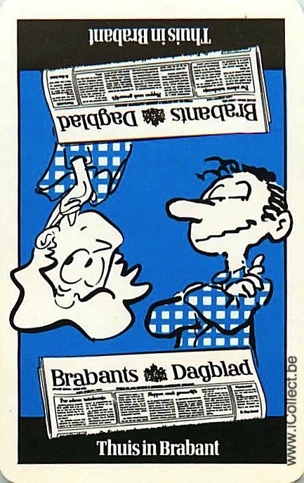 Single Swap Playing Cards Newspaper Brabants Dagblad (PS20-12A)