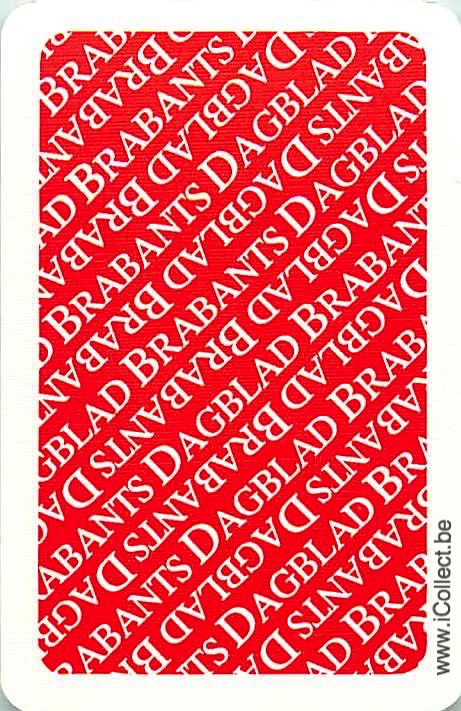 Single Swap Playing Cards Newspaper Brabants Dagblad (PS20-12D)