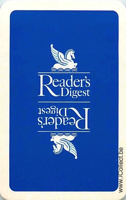 Single Swap Playing Cards Newspaper Reader's Digest (PS20-18H)
