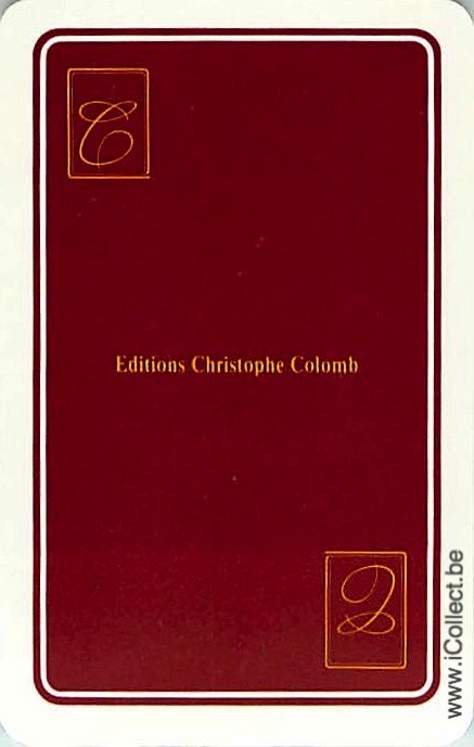 Single Swap Playing Cards Newspaper Christophe Colomb (PS20-19G)