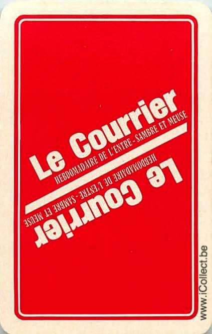 Single Swap Playing Cards Newspaper Le Courrier (PS20-13A) - Click Image to Close